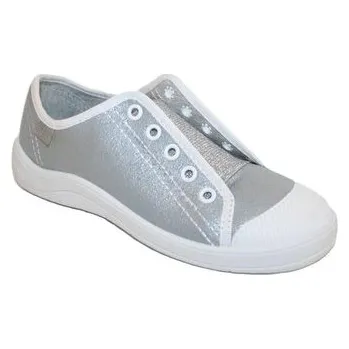 Chlapecké tenisky 246X009 25 - tenisky bez tkaniček, stříbrná S 246X009_25