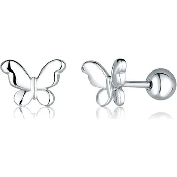 Náušnice Zlatnictví Helios Náušnice na šroubky motýl