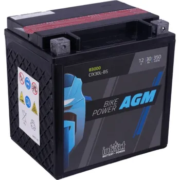 Záložní baterie intAct YTX30L-BS bezúdržbová baterie AGM Bike-Power Battery IAYTX30LBS