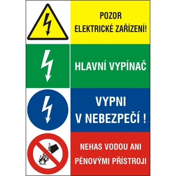 CUP 8401 POZOR+HL.VYPINAC+VYPNI+NEHAS 105X74MM PVC