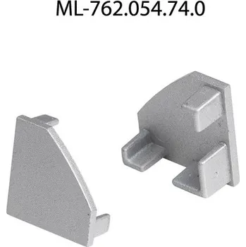 LED páska MCLED KONCOVKA PRO RT2 BEZ OTVORU STŘÍBRNÁ BARVA 1KS ML-762.054.74.0