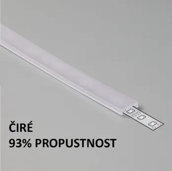 LED páska FK PLEXI KLIK ČIRÝ PRO PROFIL FKU11,12,20,60,35,45,50,59 2M 4731256