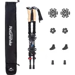 trekkingové hole - pár NATUREHIKE NH20DS003-03 DS03 62–135 cm - černo/červené