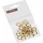 Kroužky hliník 10mm 25ks KREATOR KRT616108