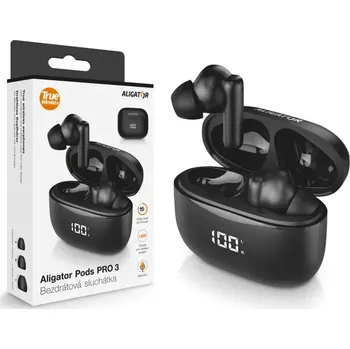 Sluchátka ALIGATOR Pods Pro 3 černá