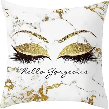 Povlak na polštářek Stylový povlak na polštář s řasami 45x45 cm | povlak polštář, dekorativní polštář - TPR213-29