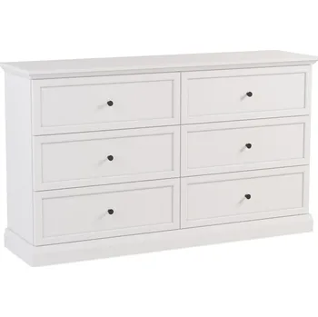 Komoda Šuplíková komoda Lucca K6S - bílá