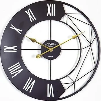 Hodiny Nástěnné hodiny 1xAA pr. 60 cm černá