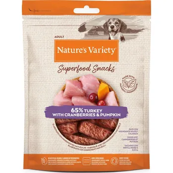 Pamlsek pro psa Natures Variety Nature's Variety superfood snack krůtí 85 g