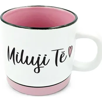 Nekupto Hrnek s potiskem 400 ml pastel Miluji Tě