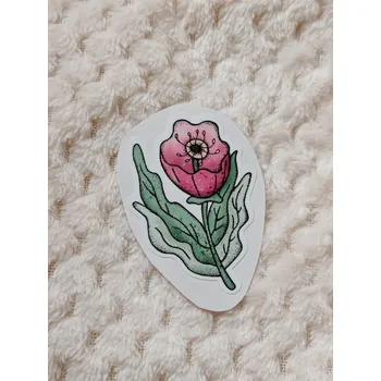 samolepka PVC samolepka - květina1