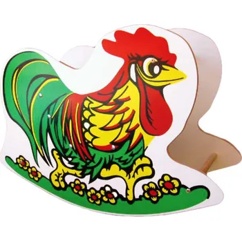 Dětská houpačka DŘEVO Houpadlo KOHOUT houpací *DŘEVĚNÉ HRAČKY*