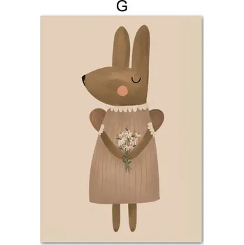 Plakát Boho plakát do dětského pokojíčku | dětský obraz, retro poster - G , 30 x 40 cm bez rámu