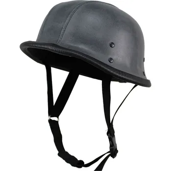 Helma na motorku Sodager Retro otevřená moto helma Cracker Gray šedá - L (59-60)