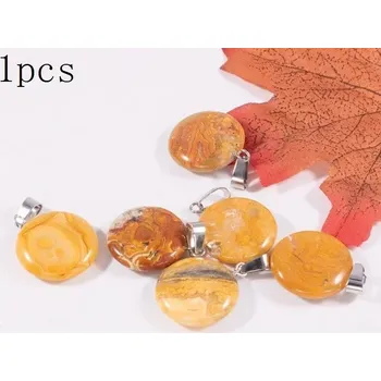 Přívěsek Přívěsek přírodní kámen s náhrdelníkem | minerální šperk 1 ks - Přírodní Crazy Achát