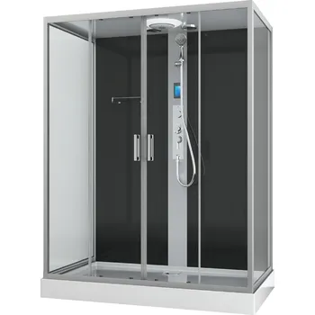 Sprchový box Sanotechnik QuickLine CL23 černý/čirý