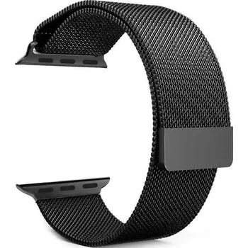 Módní doplněk 4wrist Ocelový milánský tah pro Apple Watch - Černý 38/40/41 mm + 2 měsíce na vrácení zboží