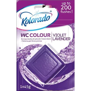 WC čistič Kolorado WC Colour toilet block, lavender 1 pcs