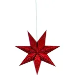 Markslöjd 700122 - Vánoční dekorace SATURNUS 1xE14/25W/230V pr. 45 cm červená