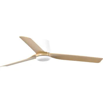 Stropní ventilátor FARO 33829WT - Stropní ventilátor PUNT TUB M hnědá/bílá pr. 132 cm WT + DO