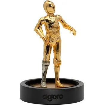 Stříbrná miniatura C-3PO™ (Star Wars™) 2025 Gilded