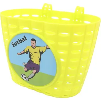 Koš přední dětský zelený FOTBAL