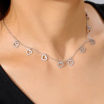 Náhrdelník Náhrdelník s přívěskem | Dámský šperk - Heart-Steel