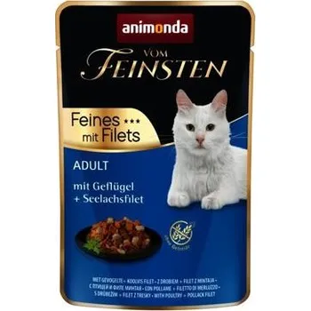 Krmivo pro kočku Animonda Cat Adult Kapsička drůbeží + treska filet 18x85g