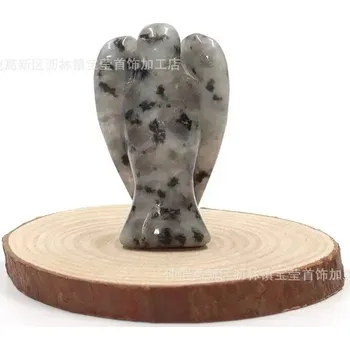 Anděl strážný přírodní kámen | domácí dekorace 1 ks - Přírodní Tien Shan