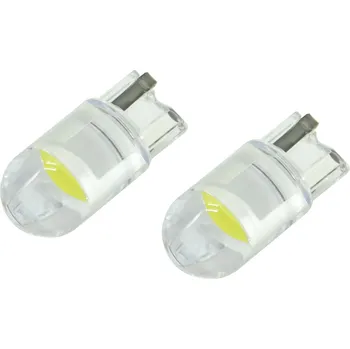 Compass žárovka 1LED COB 12V T10 bílá 2ks