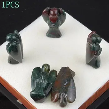 Anděl strážný přírodní kámen | domácí dekorace 1 ks - Přírodní achát indický