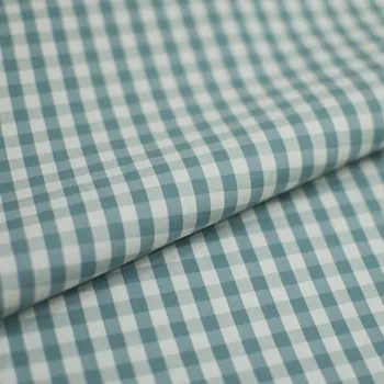 Košilovina 14209, eukaliptovo-bílé káro, š.140