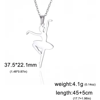 Náhrdelník Cazador náhrdelník s tanečnicí z oceli | šperky - Styl B-S