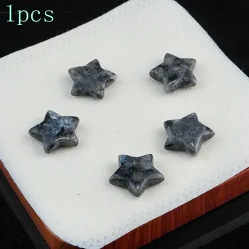 Sběratelství Přírodní krystal hvězda 20mm | ochranný amulet 1 ks - Přírodní amfibolit