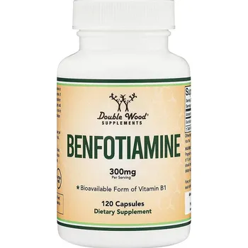 Fitness strava Double Wood Supplements Benfotiamine 120 kapslí