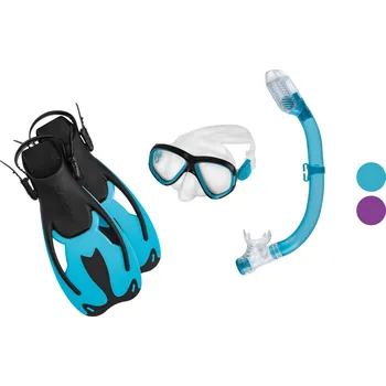 Vodní sport CRIVIT Dětská potápěčská a šnorchlovací sada, 3dílná