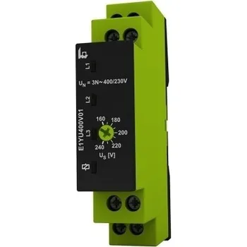 Relé TELE RELÉ E1YU400V01 MONITOROVACÍ 1F NEBO 3F HLÍDÁNÍ PODPĚTÍ 1 CO 1340403
