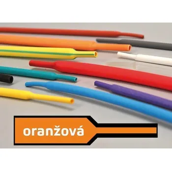 elektrický kabel WAP TRUBICE SMRŠŤ. WST2-012-03-2 1,2/0,6MM, 1M ORANŽOVÁ (OR), wpr6889