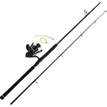 Sada prut + naviják DAM Madcat Silure Spin 2.40m 50-150g 5000 C na sumce