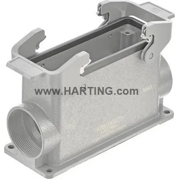 Elektrický konektor AVE KRYT HAN 24B SOKLOVÝ S 2 PŘEZKAMI ZÁVIT 2XM40 19300240273