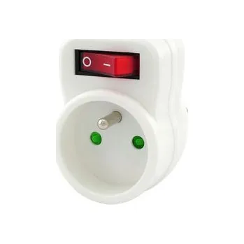 Prodlužovací kabel Zásuvka se spínačem FK TECHNICS NVKF1/WH dětská pojistka bílá