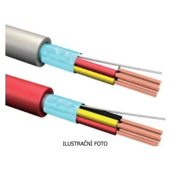 elektrický kabel Kabel J-Y/ST/Y 1x2x0,8 PVC plášť červený