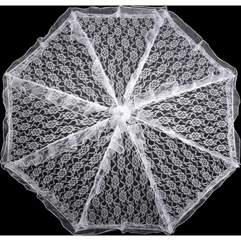 Deštník Svatební krajkový deštník k focení Varianta: bílá, Balení: 1 ks