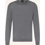 Boss Pánský Svetr Leno, šedá, 3XL