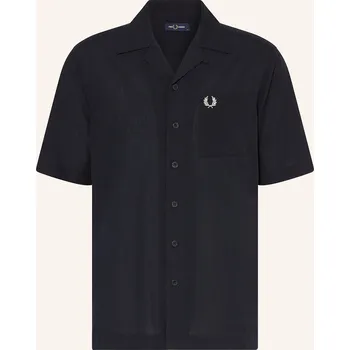Pánská košile Fred Perry Pánská Košile Resort Comfort Fit, tmavě modrá, 38