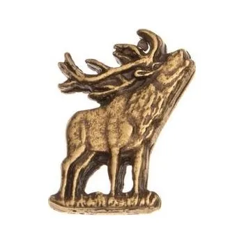 Zubíček Postava jelena (odznak na klobouk)