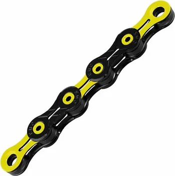 Řetěz na kolo Řetěz KMC DLC SL 11 žluto/černý v krabičce 118 čl.