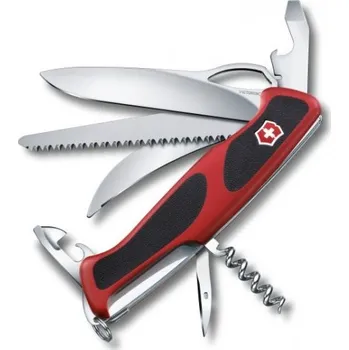 Multifunkční nůž Multifunkční kapesní nůž Victorinox RangerGrip 57 Hunter, červený