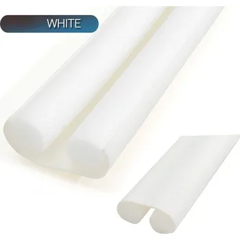 Těsnění do okna a dveří Spodní těsnění dveří proti prachu a větru | těsnící lišta, izolace dveří - Bílý