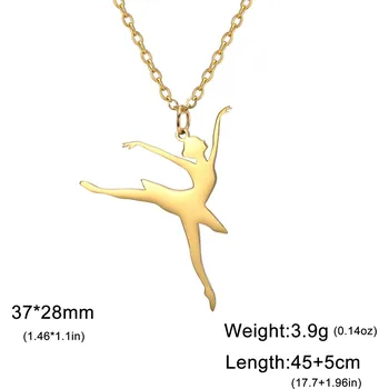 Náhrdelník Cazador náhrdelník s tanečnicí z oceli | šperky - Styl J-G